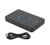 BONKZEBU Lettore di Schede, Scrittore Senza Contatto UHF 902-928MHz | Supporta Tag ISO18000-6C/6B, LED e Cicalino Integrati, USB Plug-and-play per PC, Design da Scrivania in Acrilico, Portata