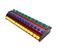 BONKZEBU L'organizer Magnetico per Prese Tiene Efficientemente Prese e Punte per Officina, Lega di Alluminio ABS 12,99x5,12 Pollici