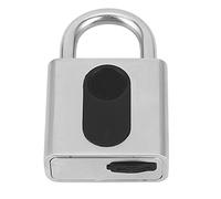 BONKZEBU Lucchetto Intelligente con Impronta Digitale e APP Bluetooth, | Corpo in lega di zinco, memoria per 100 impronte digitali, ricaricabile tramite USB, per armadietto della palestra,