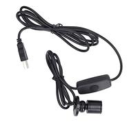 BONKZEBU Luci Mini Spot da 5 V USB Luminoso, Riflettori a LED Dimmerabile con Cavo da 6,6 Piedi per Veranda per Mobili per la Vetrina, Mini Luce a LED (Luce bianca calda 3000k)