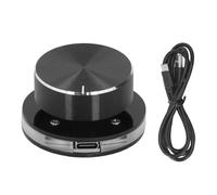 BONKZEBU Manopola di Controllo del VOLUME USB per Android, Controller di Regolazione dei Supporti Esterni Multimediale C con Luce RGB, Nessun Controller di VOLUME del Driver, 3 360