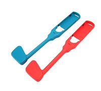 BONKZEBU Mazze da Golf Controller Esperienza Reale Facile da Usare Impugnatura da Gioco per per Controller Set di Aste da Gioco da Golf Regolabili (Blu Rosso)