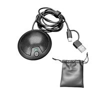 BONKZEBU Microfono a Condensatore USB con Cancellazione del Rumore per