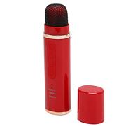 BONKZEBU Microfono Bluetooth Compatto per Karaoke con Monitoraggio Tramite Auricolare per Esercitarsi nel Canto dei Bambini (Rosso)