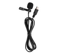 BONKZEBU Microfono Condensatore con Clamp/Holder per Mini Collare per Fotocamera DSLR Ad Alta sensibilità per Interviste di Canto e Registrazione Musicale, Plastica + Metallo, Come Mostrato