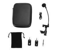 BONKZEBU Microfono per Violino Wireless Professionale, Clip per Pickup per Violino con Trasferimento a Lunga Distanza Sul Microfono per Strumento, Batteria a Lunga Durata 2.4G, Mi