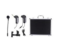 BONKZEBU Microfono per Violino Wireless UHF Collo D'oca Pick Up Strumento Clip Sul di Ricevitore e Trasmettitore per Microfono, Trasmettitore e Ricevitore per Strumento a