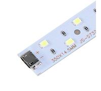 BONKZEBU Mini Luce LED per Tenda Fotografica con Interfaccia USB per Un'alimentazione Semplice, Accessorio Leggero per Scatola da Studio per Un'illuminazione Perfetta, Tenda da Studio (35 cm)