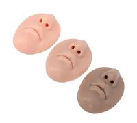 BONKZEBU Modello 3D Bocca del Naso in Silicone, Esercizi di Foratura Delicati per Principianti, Modello di Parte del Corpo in Silicone in 3 Pezzi, Ideale per Lezioni di Scienze, Pelle