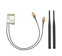 BONKZEBU Modulo Scheda di Rete Wireless con Standard 5.2 per Trasmissione Stabile e Ampia compatibilità - Velocità WiFi 574 Mbps 2400 Mbps 2400 - Scena applicabile: per 7