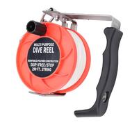 BONKZEBU Mulinello da Immersione Mulinello da Immersione Multiuso Compatto 290FT per Attrezzatura in Acciaio Inossidabile ABS per Immersioni in Grotta (#1)