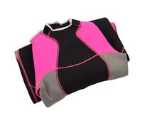BONKZEBU Muta da Sub da Donna Ad Asciugatura Rapida per Tutto il Corpo con Design del Bordo Impermeabile per Esercizi in Acqua - Rosa e - S: Busto 74 Cm (XL)