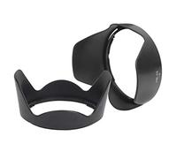 BONKZEBU Paraluce in Plastica Nera da 2 Pezzi per AF-S VR 24-120mm F/3.5-5.6G IF-ED - Paraluce per HB-25 per Proteggere L'obiettivo Dalla Luce Diffusa Circostante