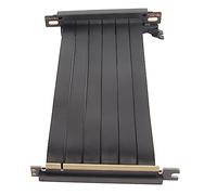 BONKZEBU PCIE 3.0 X16 Cavo di Riser a 180 Gradi Flexibile Ad Alta velocità Dual Reverse Connector GPU Card Extension Cavo di Estensione PCIE X16 Scheda Grafica GPU Reser (40 cm)