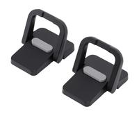 BONKZEBU Piccolo Supporto Autoadesivo per Laptop, Robusti Piedini Rialzati per Tastiera in Lega di Alluminio, Supporto per Laptop Rialzato per un Flusso D'aria Ottimale, Angolo di Visione