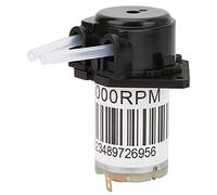 BONKZEBU Pompa Peristaltica Silenziosa in Miniatura da 6 V, Pompa Autoadescante CC per Titolazione, Peristaltica da 6 V, per Acqua in Miniatura da con Facile Smontaggio (6V opaco)