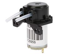 BONKZEBU Pompa Peristaltica Silenziosa in Miniatura da 6 V, Pompa Autoadescante CC per Titolazione, Peristaltica da 6 V, per Acqua in Miniatura da con Facile Smontaggio (6V ad angolo retto)