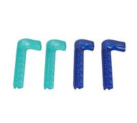 BONKZEBU Protezione per Pattini da Ghiaccio Protezione Premium in Plastica Dura Tagliabile per Pattini da Figura, su Misura per da Ghiaccio 6,3-10,2 Pollici, Design a 2 Colori, Accessorio Pratico