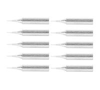 BONKZEBU Punta per Saldatura per Riscaldamento Interno con Buone Prestazioni per Strumento per Saldatore per Stazione di Saldatura, Set da 10 Pezzi per Saldatore Elettrico (Scrivo (testa appuntita))