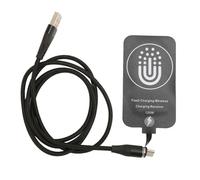 BONKZEBU Ricevitore di Ricarica Wireless di Tipo C, Doppio Scopo | Ricevitore di ricarica wireless sottile da 10 W, con corpo in PVC, per telefoni A51 A40 A20E e Type C