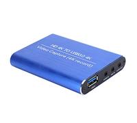 BONKZEBU Scatola di Registrazione Forma Compatta Materiale in Lega di Alluminio Elevata Dissipazione del Calore Supporto Registrazione 4K a 30 Fotogrammi per Streaming Live, Ingresso MIC,