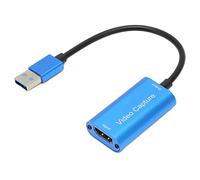 BONKZEBU Scheda di Acquisizione Video Multifunzione USB 3.0 4K HD per la Trasmissione in Tempo Reale di Eventi Dal Protezione del Segnale per Computer PC Colore Blu