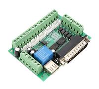 BONKZEBU Scheda Interfaccia USB MACH 3 a 5 Assi per Motore Passo-passo CNC, Scheda MACH 3, CNC Accoppiamento Ottico, Interfaccia Arresto di Emergenza,