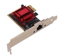 BONKZEBU Scheda Internet PCIe da 2500 Mbps Installazione Semplice Schede di Rete per Computer Interni per //OS X/Server, 1 Staffa per Piccoli Computer