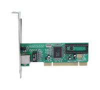 BONKZEBU Scheda LAN Gigabit PCI a una Porta con Chip RTL8169, PCI-E Gold Finger Placcato in Oro, per su Scheda Ethernet per PC Desktop, Utilizzo in Internet café, Server Dati 10/100/1000 Mbps