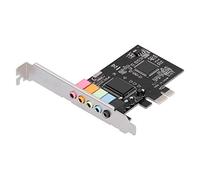 BONKZEBU Scheda Stereo PCI-E 5.1 Chip CMI8738 Scheda 24 Bit 48 KHz per Computer Desktop - Funzione di Cancellazione del Bilanciamento del Rumore per Giochi 3D e Intrattenimento di Grandi