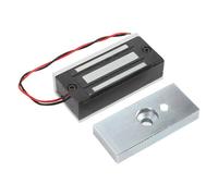 BONKZEBU Serratura Elettromagnetica Ad Alta Sicurezza Forza di Tenuta da 60 Kg Modalità NC di Controllo Accessi con Serratura Magnetica Elettrica 12V 24V per Varie Porte