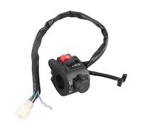 BONKZEBU Set di Comandi Interruttore Manubrio Moto in Plastica Alluminio Premium da 7/8 Pollici per Indicatori di Direzione, Abbaglianti/anabbaglianti Clacson, Accensione/spegnimento Fari, Arresto