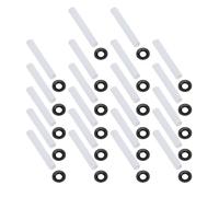 BONKZEBU Set di Manicotti per Cerniere Silenziose per Porta del Garage per Ridurre il Rumore, Diametro Interno di 11 Mm, in Metallo Resistente, Confezione da 10 (Set da 22 pezzi)