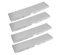 BONKZEBU Set di Paraspruzzi in Alluminio per Grondaie per la Protezione della Grondaia per i Tetti in Scandole di Casa, 4 Pezzi per Appaltatori di Coperture