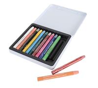 BONKZEBU Set di Pastelli per Acquerelli Bastoncini di Pastelli a Base di Cera Premium Solubili in Acqua per Supporti Misti, 24 Colori, Ideali per Principianti (12 colori)
