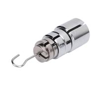 BONKZEBU Set di Peso Sciolto con Appendiabiti, Set di Massa Scendere Laboratorio, Acciaio Cromatico Accurato 200g 50g 20g 10g Pesi Slot per la Ricerca in Classe, Set di Peso della