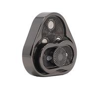 BONKZEBU Slider Rotante di Punta di Punta, a Forma di Triangolo Ridurre L'ansia DECOMPRESSIONE Slider Rotante Argento Nero, Cursore di Rotazione Agitazione, Triangolo Magnetico del