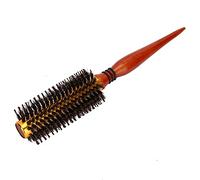 BONKZEBU Spazzola per Capelli Tonda Professionale, Spazzola per (#12) | Spazzola per capelli con manico in legno, spazzola per pettinatura resistente al calore per uso domestico in salone