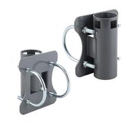 BONKZEBU Staffa per Tubo Antenna in Acciaio Inossidabile 30 Mm a 50 Mm, Staffa di Montaggio per Antenna a Forma di U Regolabile, Adattatore per Montaggio su Tubo, Morsetto per Asta