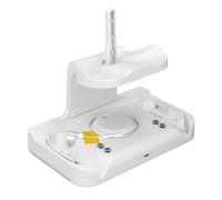 BONKZEBU Supporto di Ricarica per Controller VR Luce RGB, Stazione di Ricarica per Controller per Visore VR con 2 Batterie Ricaricabili, Supporto di per per Visore (Bianca)