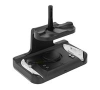 BONKZEBU Supporto di Ricarica per Controller VR Luce RGB, Stazione di Ricarica per Controller per Visore VR con 2 Batterie Ricaricabili, Supporto di per per Visore (Nera)