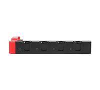 BONKZEBU Supporto per Dock di Ricarica per, 4 Slot | Base caricabatteria per console di gioco con USB 2.0, indicatore LED, design da viaggio compatto per controller