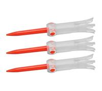 BONKZEBU Tee da Pieghevoli da Allenamento Multiangolo Borchie Anti-Palla Volante per la Pratica del, Aspetto Attraente per Gli Appassionati di (Rossa)