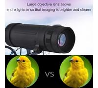 BONKZEBU Telescopio Monoculare Portatile 8X21, Grandangolo | Mini monocolo portatile con ingrandimento 8X per birdwatching, viaggi e sport all\'aria aperta, leggero con antiriflesso