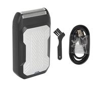 BONKZEBU Terrimer per Barba per Barba Elettronica USB Ricaricabile 2 in 1 Popup Cugger per Lamina Elettrica per Cutter per Uomini Incorporato nel Trimmer Laterale per la Testa Calva e