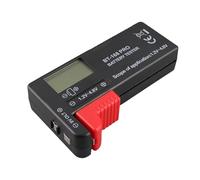 BONKZEBU Tester Batteria Universale per Pile a Bottone AA AAA C D 9 V 1,5 | Controllo batteria per piccole famiglie, design portatile compatto, display analogico per misuratore di durata della