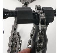 BONKZEBU Utensile per Spezzare la Catena Tagliacatena a Rulli in Acciaio Efficiente per la Riparazione, Adatto per Catene a velocità Singola/6/7/8/9/10/11/12 di Varie Marche di Biciclette