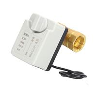 BONKZEBU Valvola a Sfera Motorizzata Affidabile Elettrica a 2 Vie Normalmente Aperta per la Domotica Valvola a Sfera da 1 Pollice per Impianti Idraulici