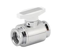 BONKZEBU Valvola di Scarico Durevole Nichelata per di Raffreddamento Ad Acqua per Computer G1/4 Filettatura Femmina FM YGNSS per Costruttori di PC Blu (#3)