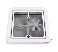 BONKZEBU Ventilatore da Soffitto per, Ventilazione a Tenuta Stagna, Aste di Supporto in Acciaio Inossidabile, Ventilatore da Tetto per Rimorchio, Flusso D'aria Efficiente, 13,39 X 13,39 Pollici